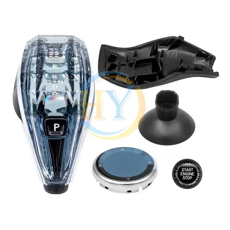 كريستال والعتاد التحول المقبض مجموعة صالح لسيارات BMW X5 G05 X6 G06 G07 G30 G01 F15 F25 F10 F20 F30 1234567   سلسلة الأجزاء الداخلية للسيارة LHD