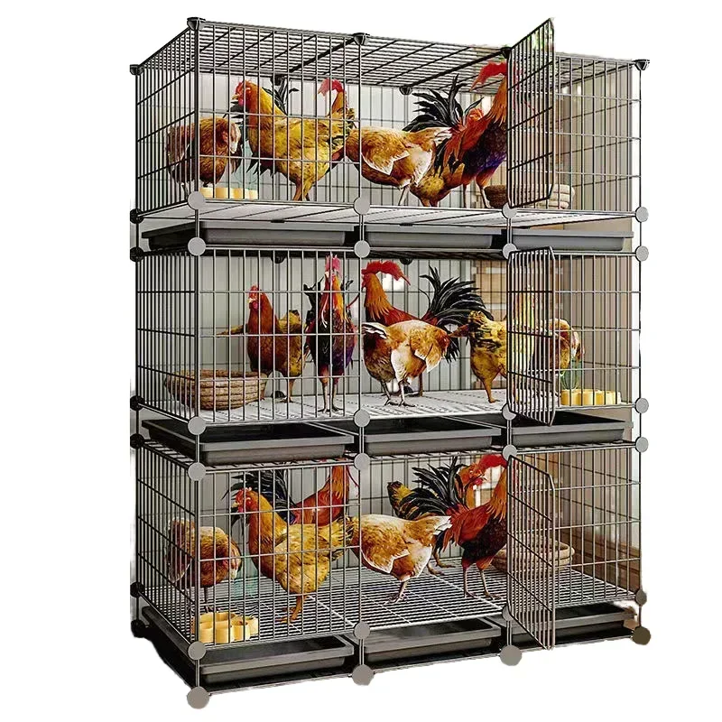 

Custom 3 Layer Cage For Animal Poultry House Farm Design System Egg Layer Chicken Cage Baby Chicks Rabbit Birds Breeding Flight