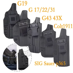 Weapon Seol 1911 Glock 17 19 26 43 43x Taurus G2C Sig Sauer P365 inside the hidden waist 10 Main Sales Coldre G17 - №7