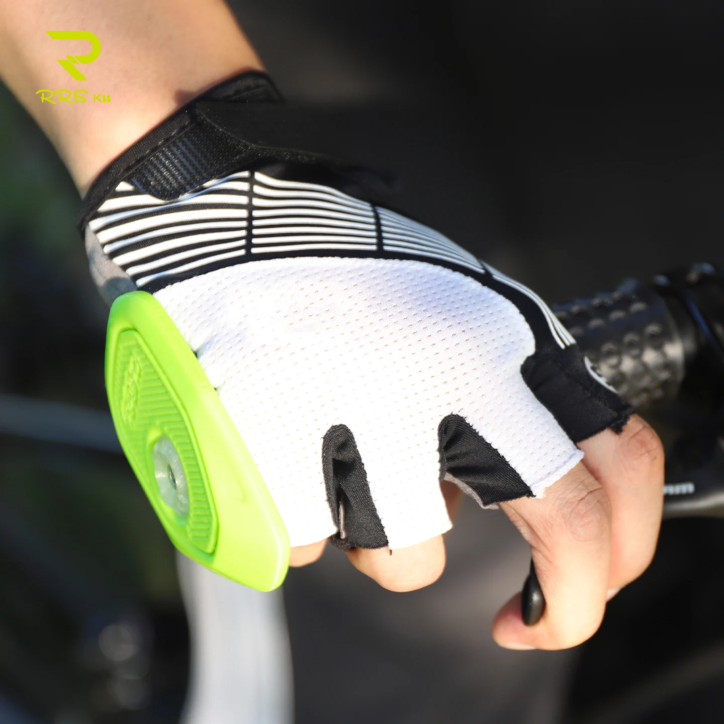 RRSkit TPU Downhill Bar Ends Lock-on Bicycle Handlebar Plugs Anti-Shock Finger Guard For 18mm+ Carbon Fiber Aluminum Handlebar