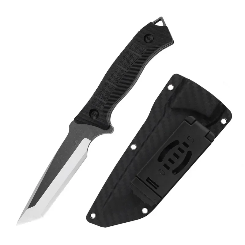 High-hardness Portable Knife Utility Knife Curved Fruit Cutting Tool  with Sheath for Daily Use