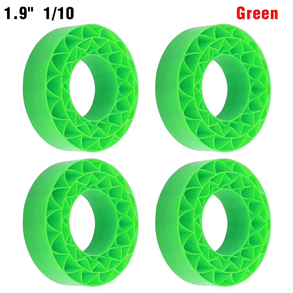 9imod 1.9 polegada 4 pçs pneus inserção de borracha de silicone espuma caber 118-122mm roda pneu enchimento interno à prova dwaterproof água para 1/10 trx4 scx10