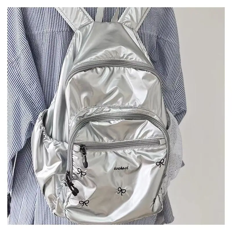 

Новая модная сумка для хранения вещей, дорожная сумка, рюкзак из прочного нейлона для женщин, для школы, путешествий, активного отдыха, с дизайнерским принтом в виде бабочек