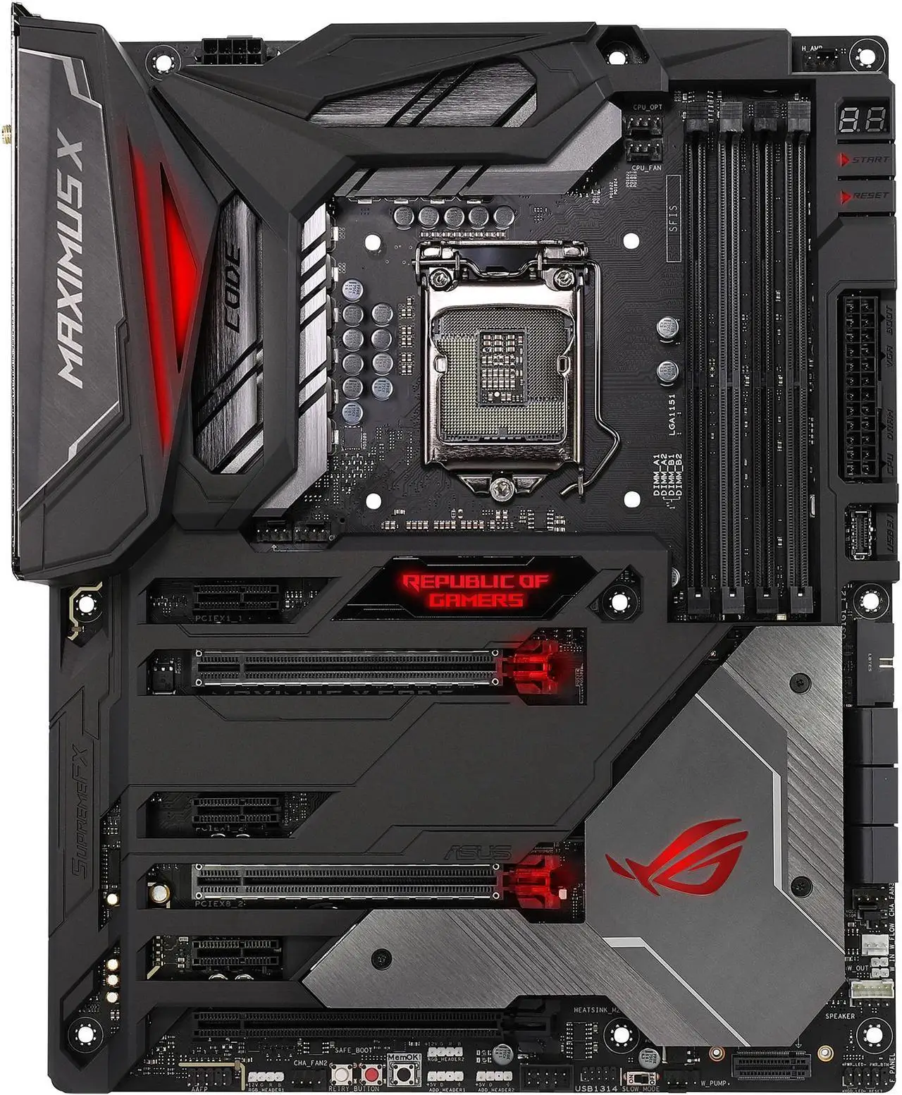 ASUS ROG MAXIMUS X CODE Motherboard Intel Z370 LGA 1151 support Core i3-9100F 8400 9400F 9600K 8100 cpu DDR4 64GB Wi-Fi 802.1