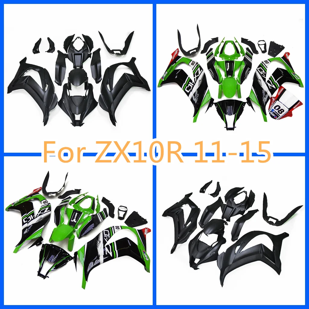 Fit For Ninja 2011 2012 2013 2014 2015 ZX10R 11-15 ZX-10R ZX 10R Motorcycle Fairing Kits Body Repair Rebuild Kits