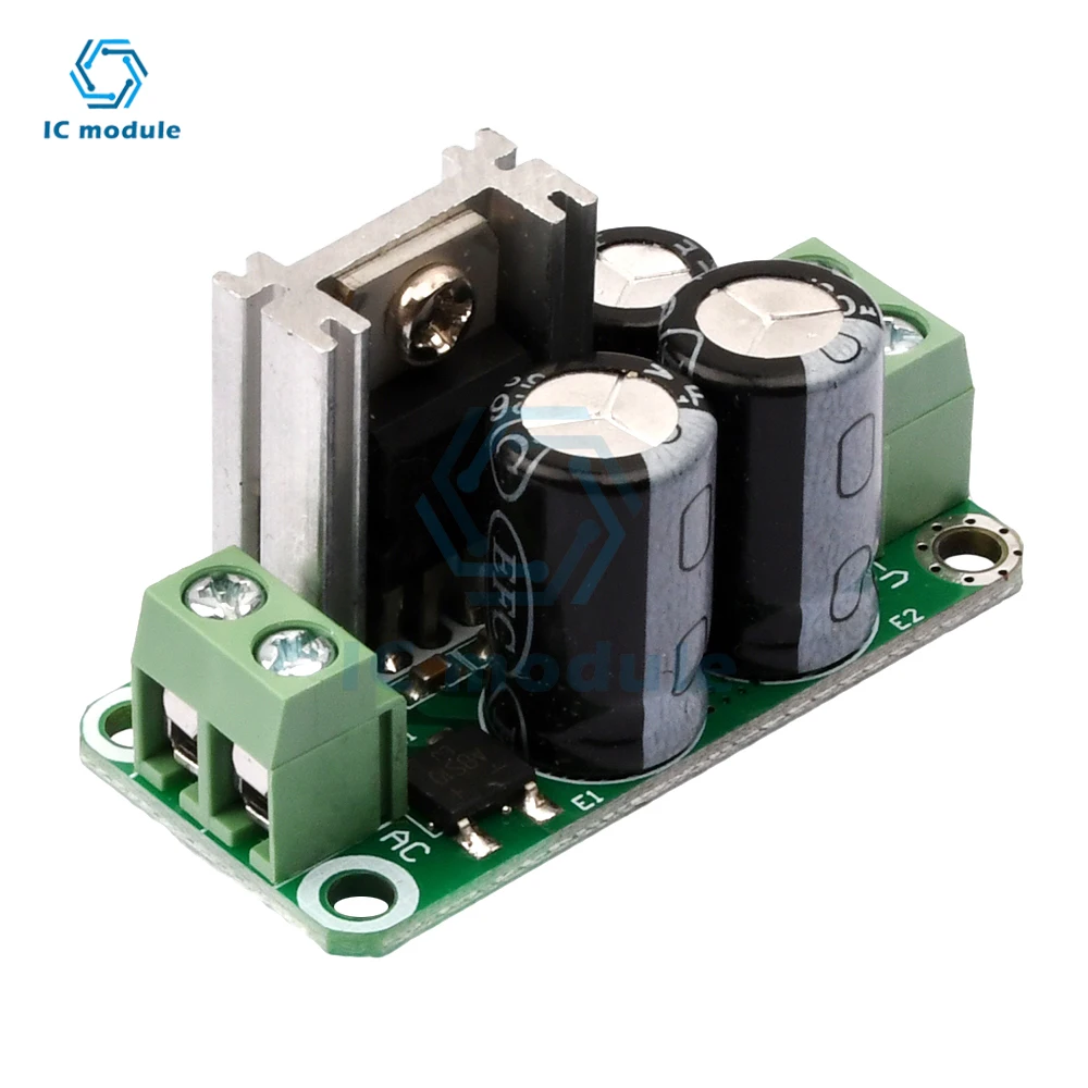 Single regulated power supply module DC 5V 6\\V 9V 12V 15V 24V rectifier filter board 7805/ 7809 / 7812/7824  for Audio Amplifier