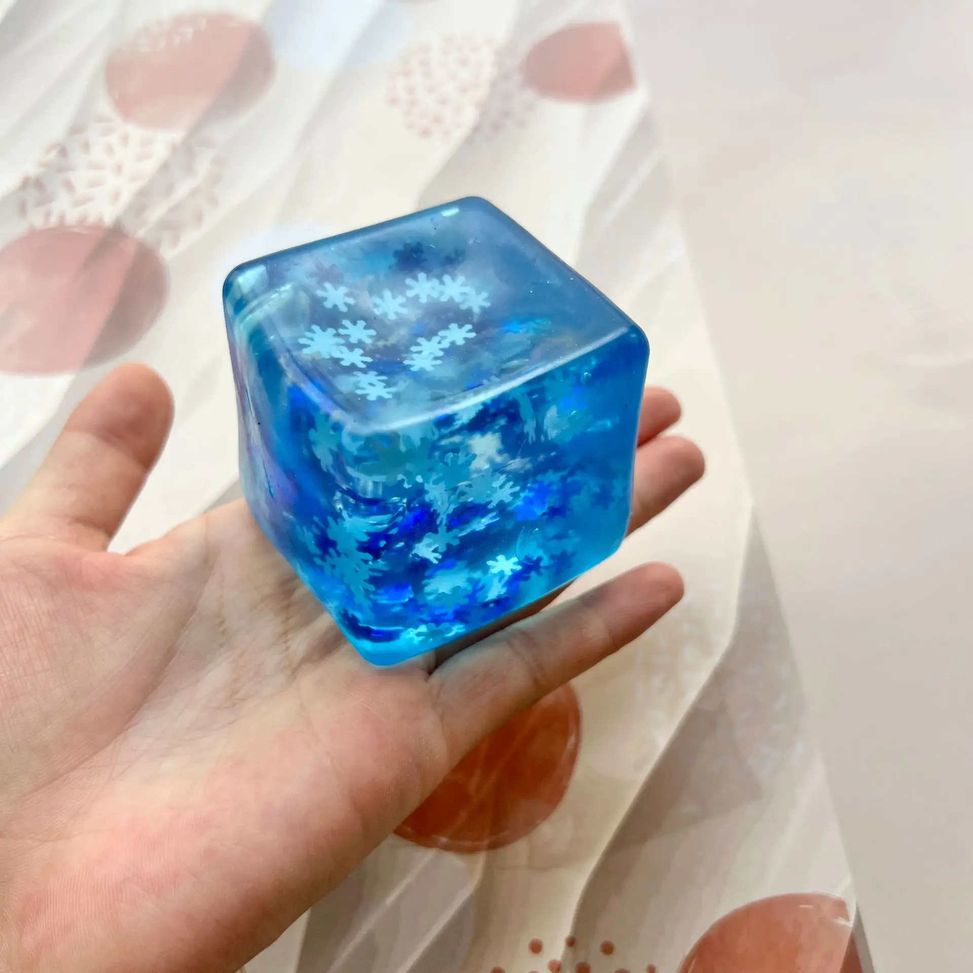 ลูกบอลบีบคลายเครียดรูปน้ำแข็งมอลโตส 1 ชิ้น สำหรับผู้ใหญ่ บรรเทาความวิตกกังวล ของเล่นคลายเครียดสุดฮา