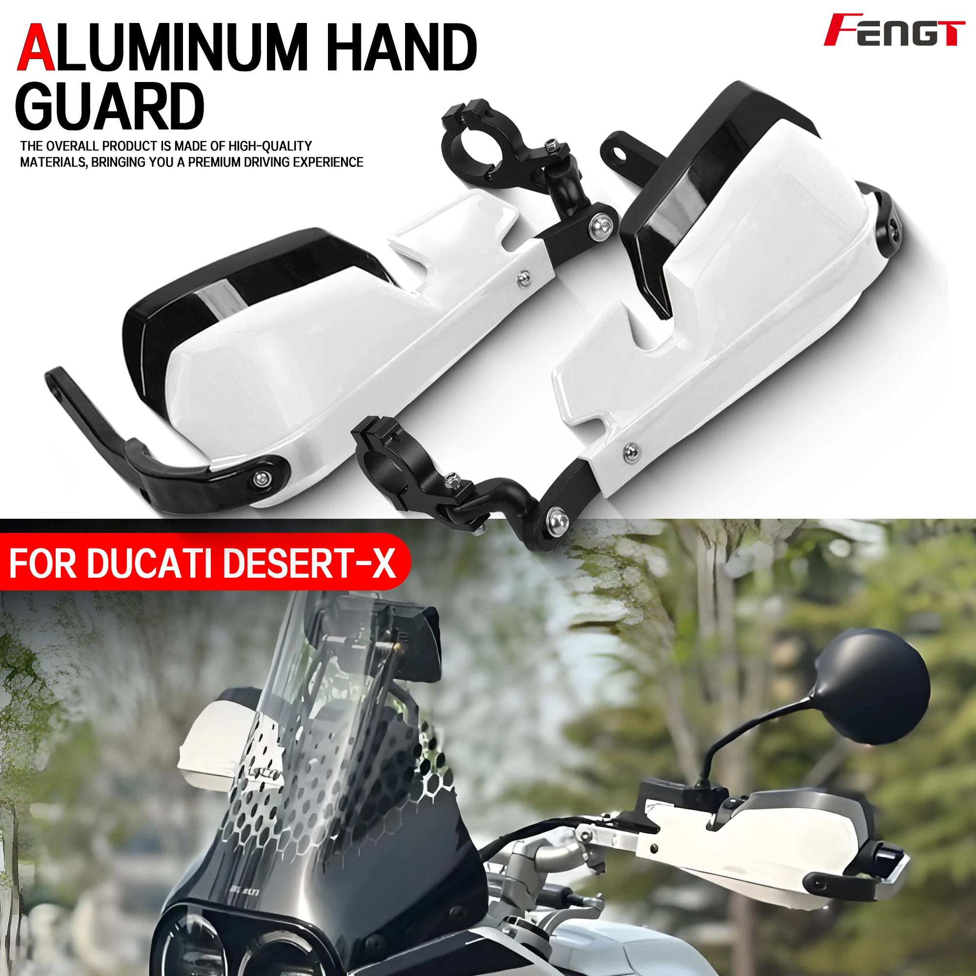 

Защита рук мотоцикла для Ducati DesertX Desert X Desert-X 2022-2025, алюминиевая защита руля, защита руля
