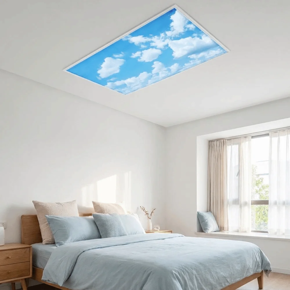 Magnetic Fluorescent Light Covers Eye Friendly Lightweight Ceiling Light Filters Easy to Clean Durable Material