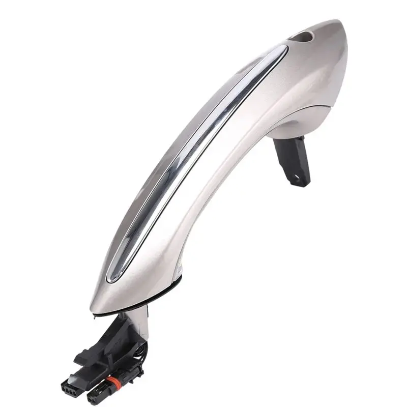 Left Front Door Handle+Light Comfort Access 51217231931 For BMW 5 6 7 Series F07 F10 F11 F06 F12 F13 F01 F02 F03 LHD