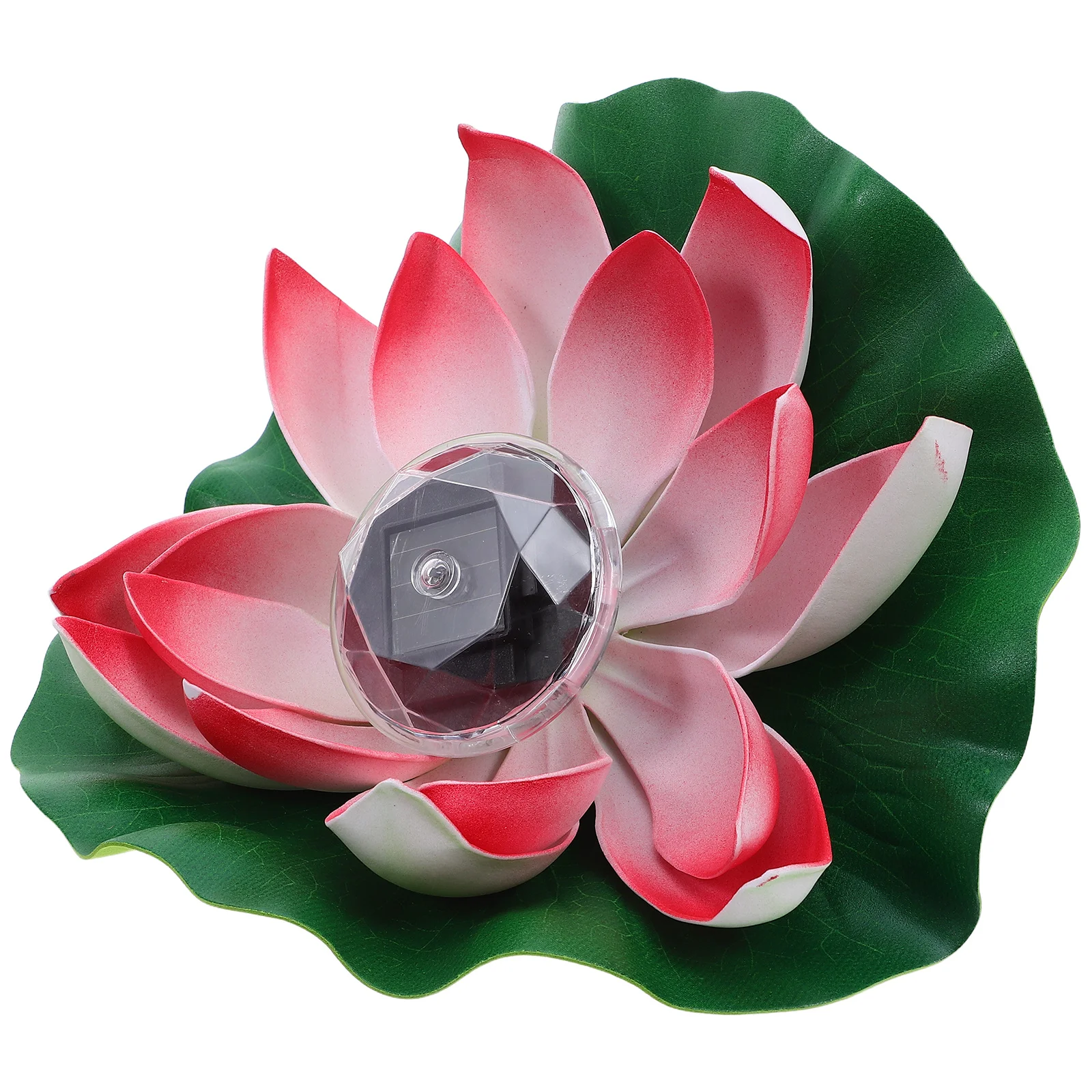 Colorful LED Solar Powered Lotus Flower Pool Decoration Lights Waterproof Floating Outdoor Garden Pond Lighting