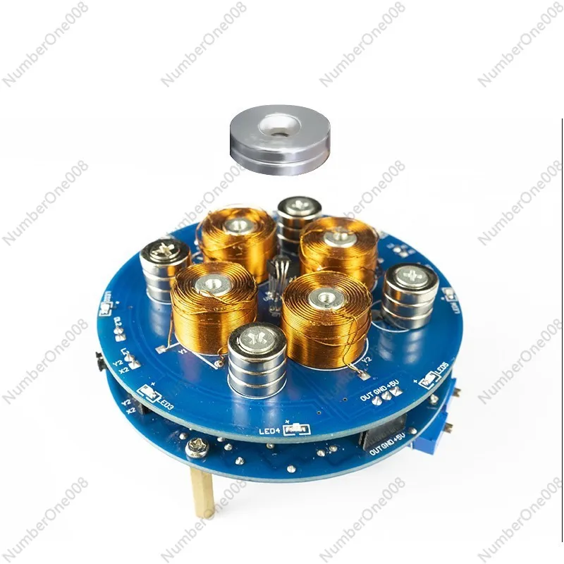 Push-Type Magnetic Levitation DIY Kit Fun Science Electronics Soldering Practice Project Circuit Board Components 12V