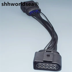shhworldsea 10 Pins Automobile Connector 1J0973835 1J0973735 1813346-1 493577-1 Car Waterproof Socket Auto Headlight Cable Plug