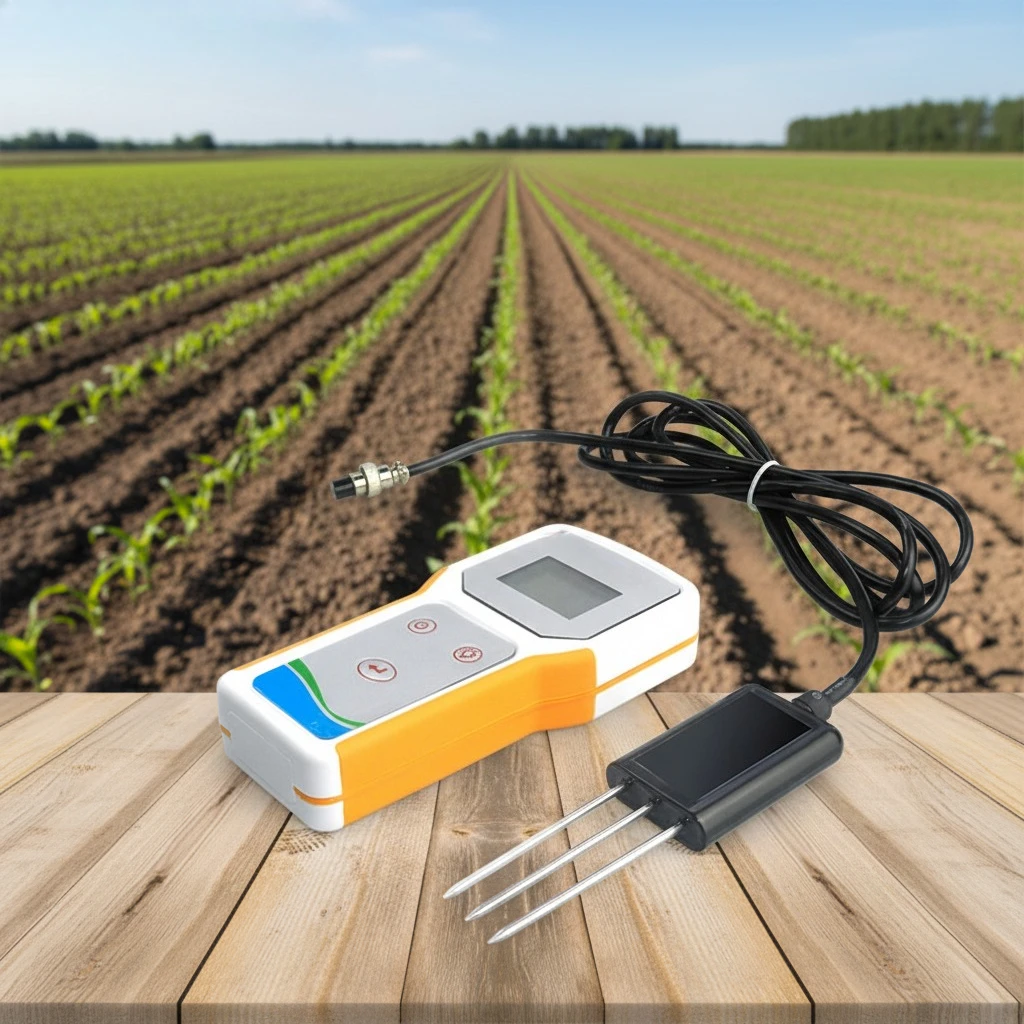 Takeme-10EC 3-in-1 Soil Temperature Moisture EC Sensor Probe with LCD Screen Agricultural Tester