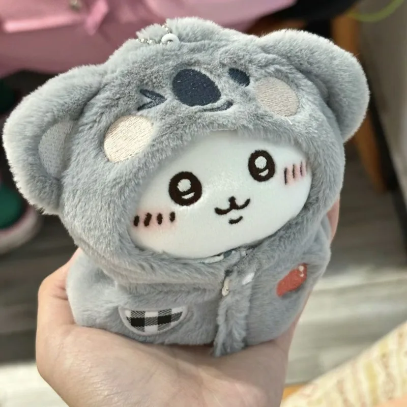 

MINISO Chiikawa Hachiware Usagi Koala Clothes 10cm Cotton Doll Coat Kawaii Pinder Lovely Replacement Anime Plush Toys 2025 New