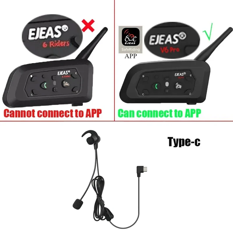 1/2/3Pcs ประเภท C อินเทอร์เฟซชนิดใส่ในหูผู้ตัดสินหูฟังสําหรับ Type-C EJEAS V4C PLUS V6C Pro + ผู้ตัดสิน Intercoms