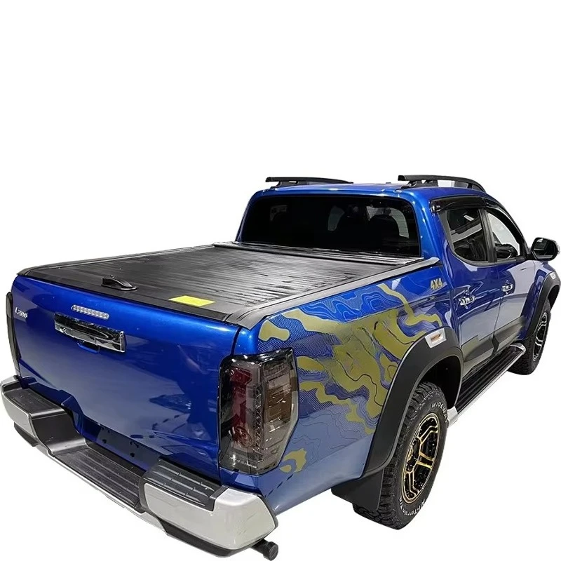 Runze Hard Type Sliding Truck Bed Pick up Retractable Double Cab Back Manual Roller Tonneau Cover for Isuzu Dmax
