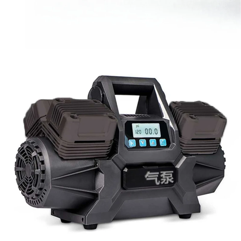 

Four-cylinder air pump, double air outlets, emergency
