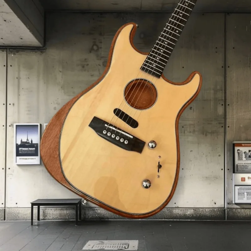 Hot Sales STQ Style 6 String Electric Hybrid Guitar Natural Gloss Professional Performance Beginner Unisex