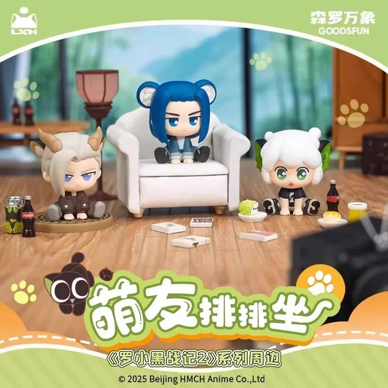 LXH Luo Xiao Hei Zhan Ji 2 Series Blind Box Cute Mini Figure Anime Character Desktop Ornament Collectible Toy For Anime Fans