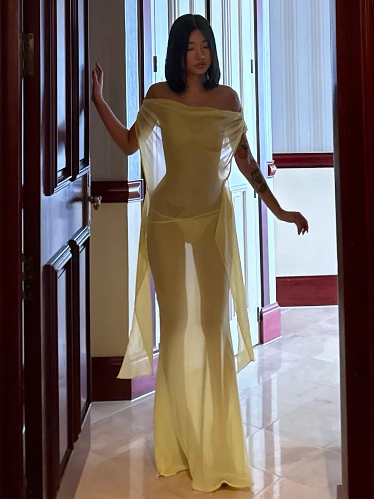 

Сексуальное платье без спинки Sisterlinda для женщин: модное, прозрачное, с драпировкой, для вечеринок и клубов, для отпуска, модные платья-вестидос