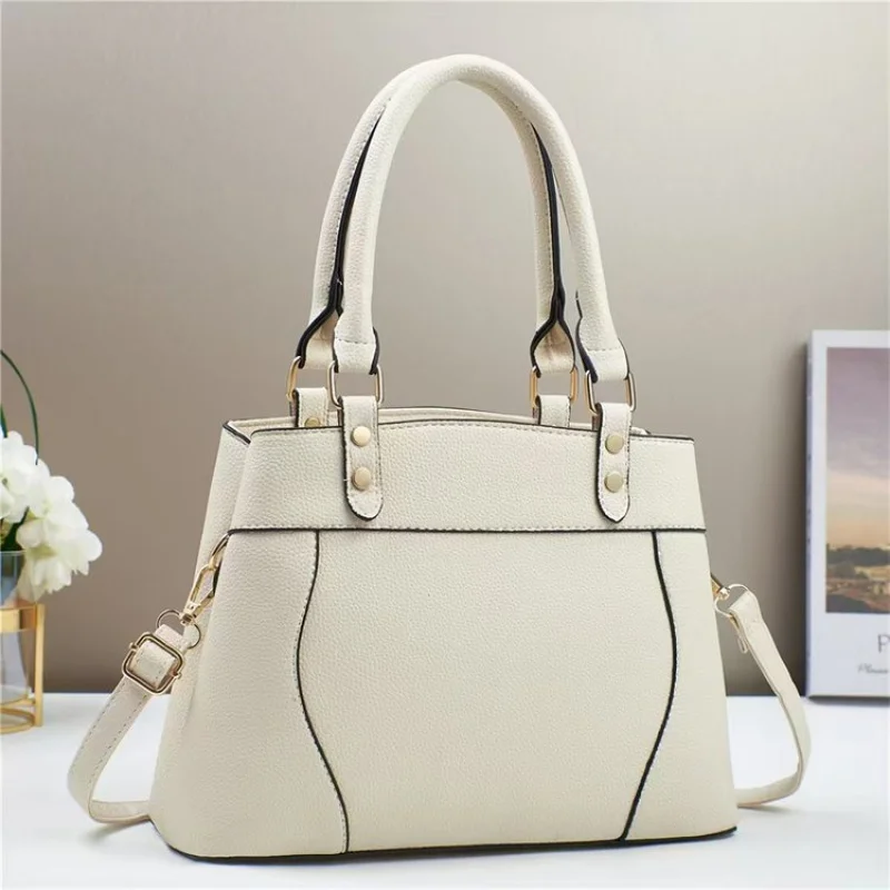 

Шикарная женская сумка через плечо из овчины, искусственная кожа, парижская, повседневная, винтажная, аккуратная, просторная, повседневная, ​