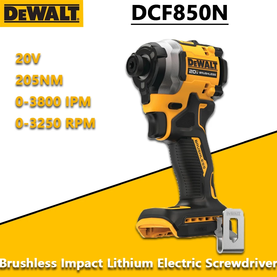 

DEWALT DCF850N 20V Brushless Cordless Impact Drill 1/4-Inch Lithium-ion Electric Drill Rechargable Portable Electric Screwdriver