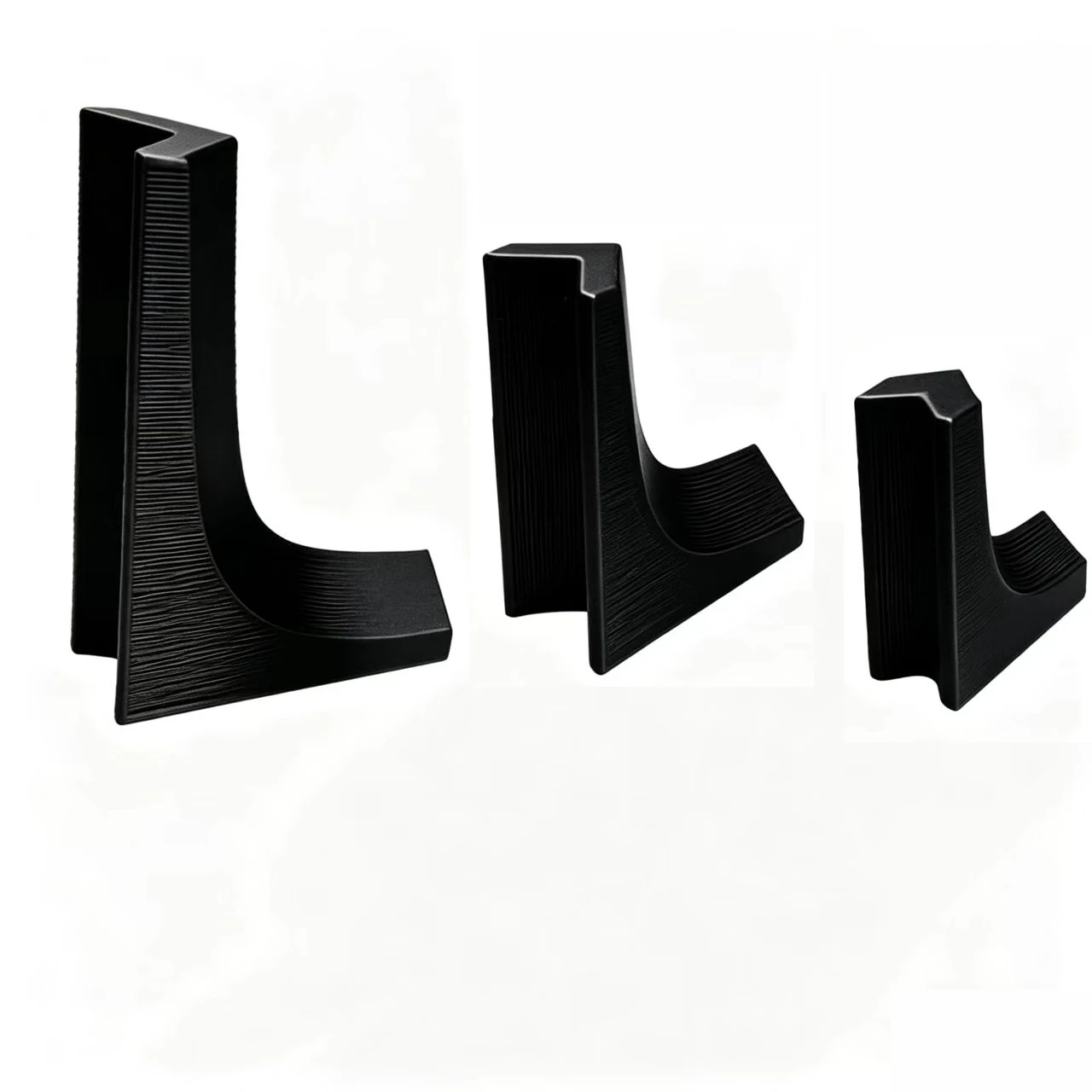 3PCS ABS Drill Guide Rails with Integrated V-Groove for Straightforward Positioning on Flat and Contoured Surfaces