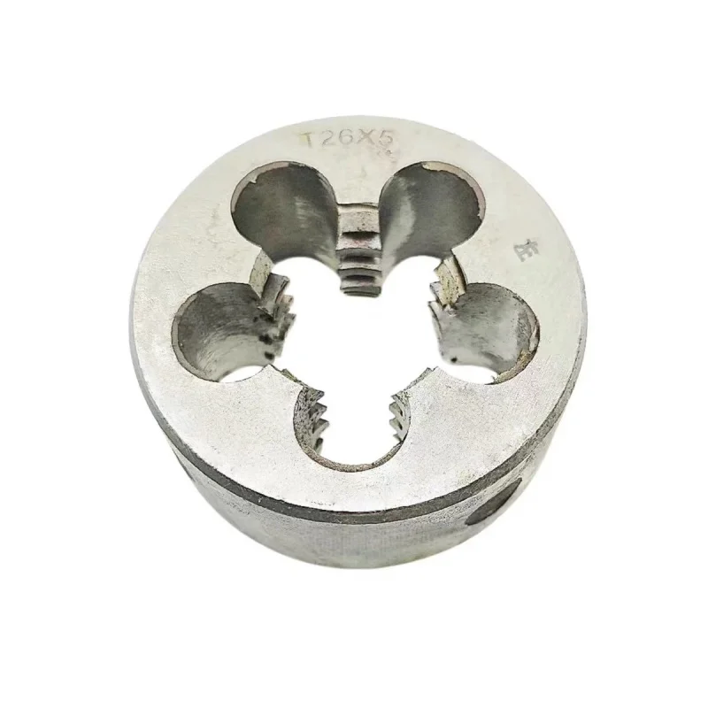Metric Trapezoidal Threading Die TR10 TR12 TR14 TR16 TR18 TR20 TR22 TR24 Left Hand Round Die HSS Machine Tool Lead Screw