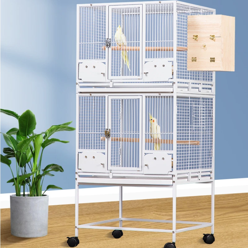 

Pigeon Large Bird Cages Feeder Outdoor Budgie Breeding Box Bird Cages Parrot Stand Cabane Oiseau Exterieur Pet Products YY50BC