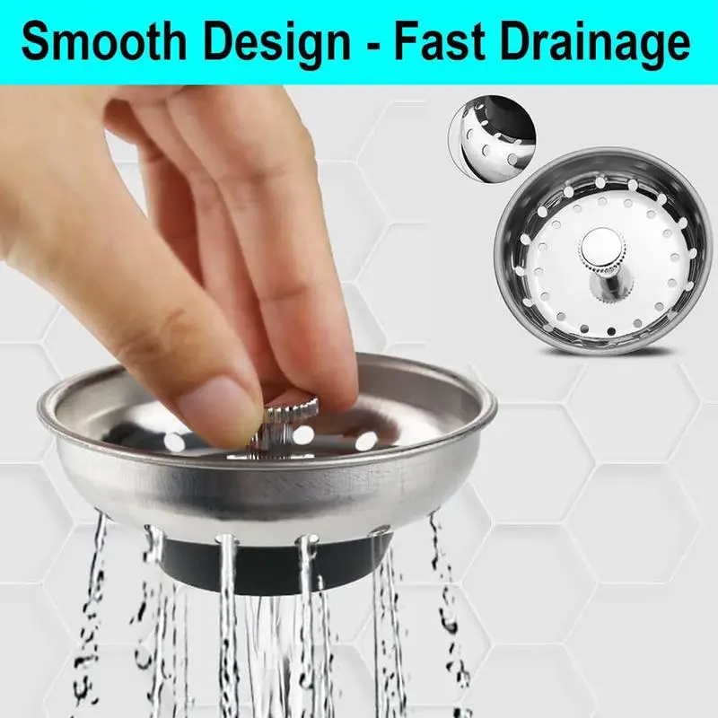 Kitchen Sink Drain Strainer Food Catcher Filter Waste Plug Anti Clog Rust Proof Floor Drain stopper Kitchen Sink Accessories