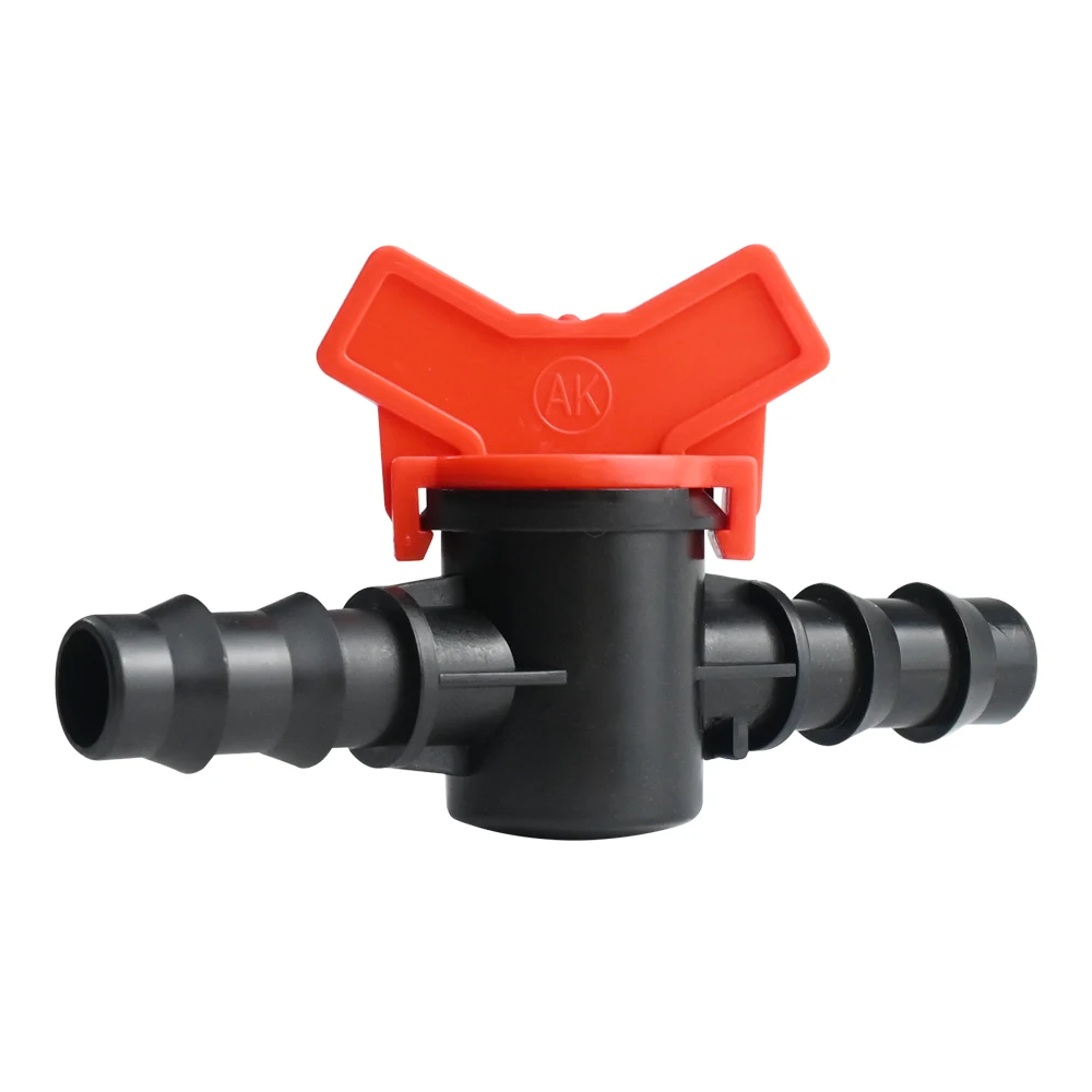 

16Mm Pipe Water Valve Wate Hose Waterstop Connector Drip irrigation Pipe Fittings Watering System Water Control Valve