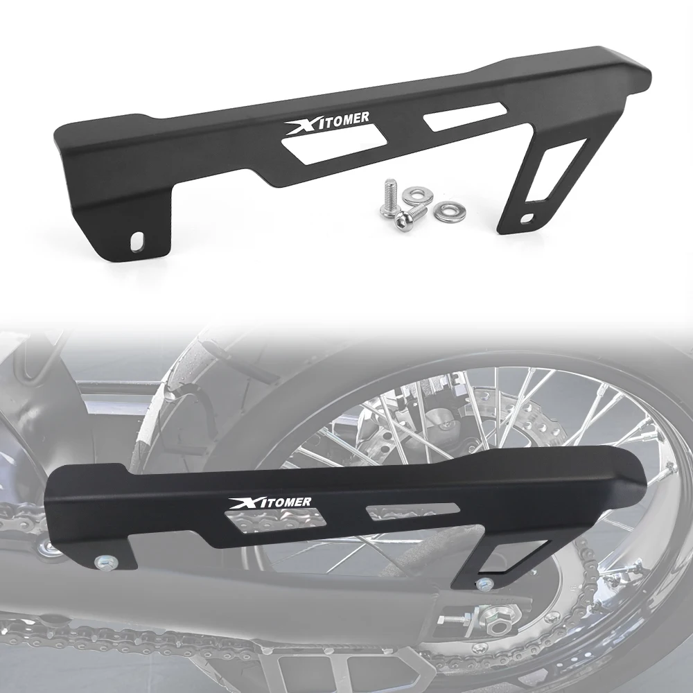 

For CFMOTO 450MT MT450 IBEX 450 2024-2025 Motorcycle Aluminum Rear Wheel Chain Guard Cover Guard Protection Sprocket Protector