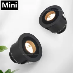 Dimmable LED anti-glare mini downlight spotlight AC110-220V embedded ultra-thin COB skylight cabinet home lighting