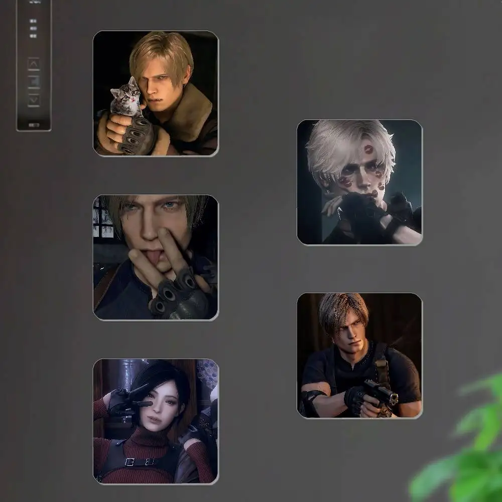 Game Cool A-Resident Evil-S Refrigerator Magnet Square Stickers - Can Be Used To Personalize Home Decoration And Are Ideal Gifts