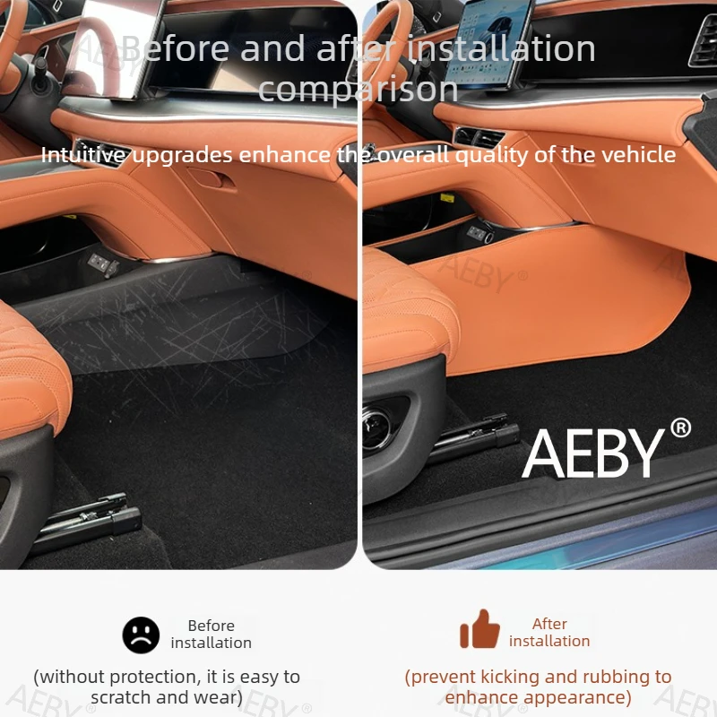 

For BYD Sealion 7 2024 Car AC Vent Kick Guard,Rear air outlet guard,Original Color Anti-Dirt Mat,Car Interior Accessories