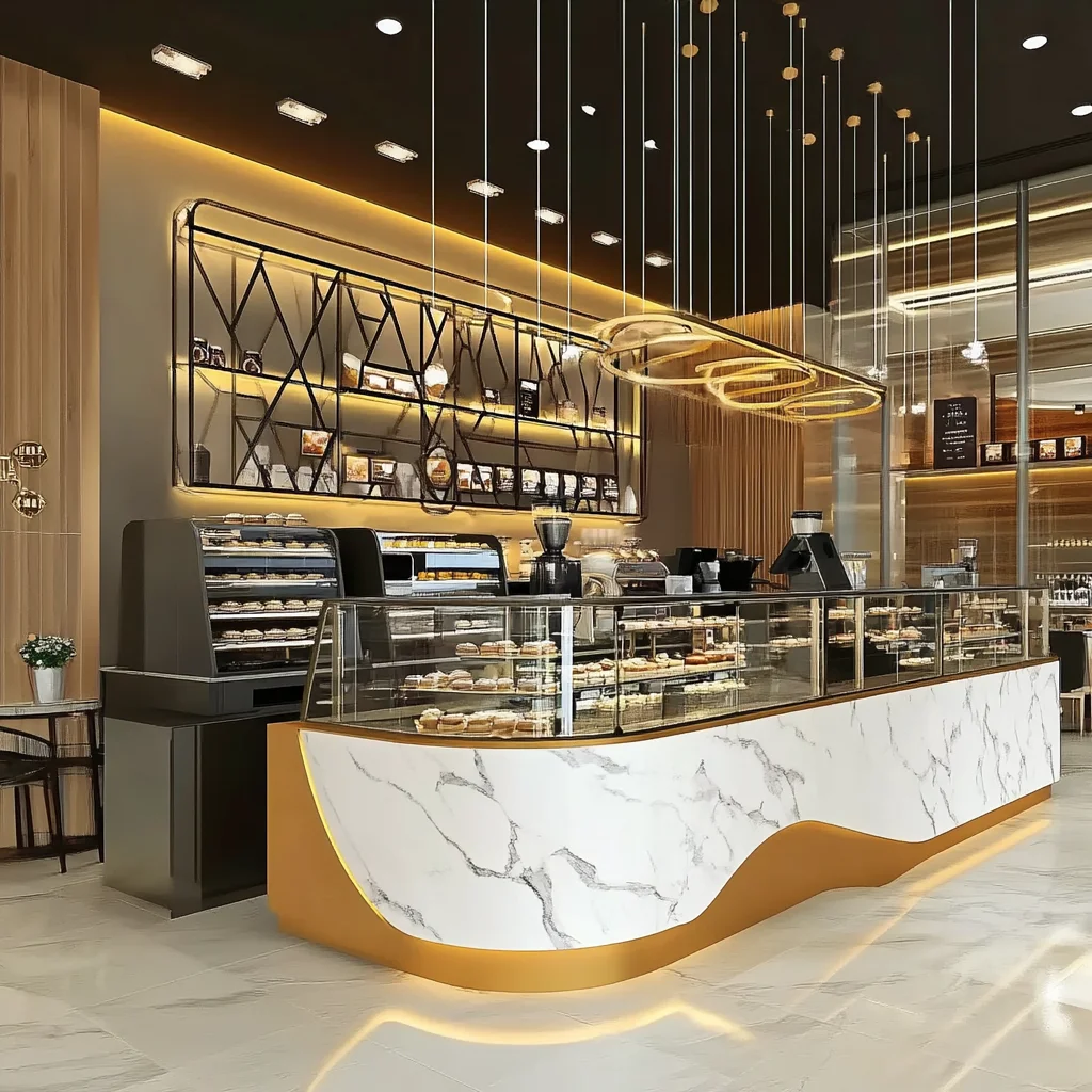 

！@Modern Professional Bread Bakery Shop Interior Design for Home Bar Living Room Hotel Made of Wood