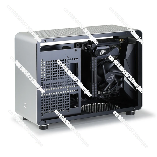 GEEEK G1-SE all aluminum side transparent A4 ITX mini small case SFX power  supply portable host air cooling