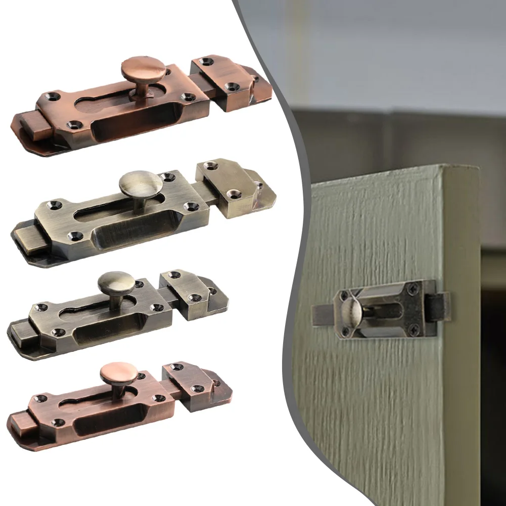 Antique Door Buckle Door Latch Door Protection 4 Inches Easy Installation Elegant Design Manual Operation For Internal Doors