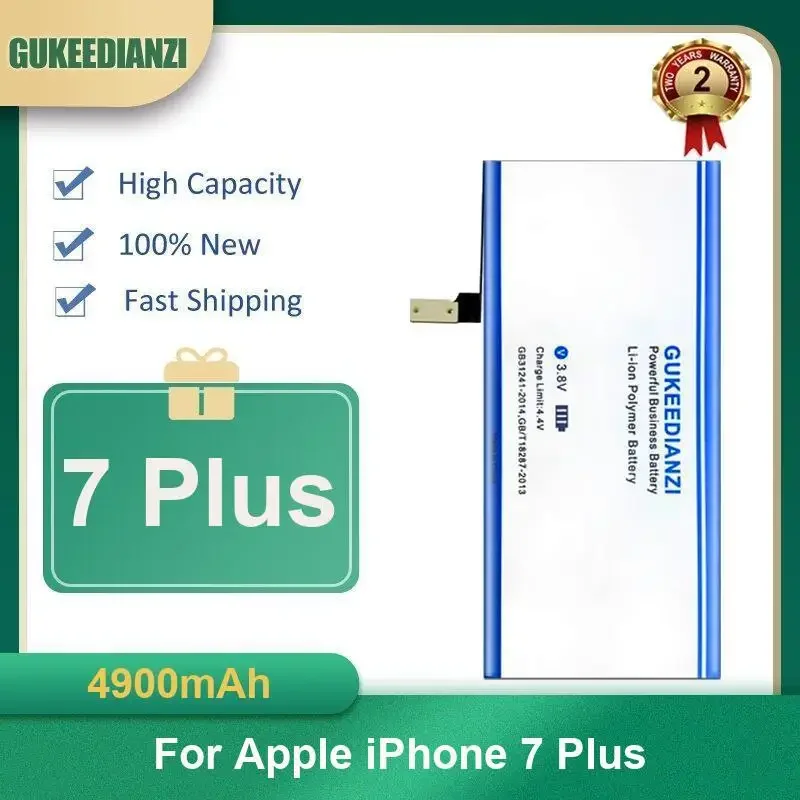 

4900mAh 7 Plus Mobile Phone Battery For Apple iPhone 7 Plus High Capacity