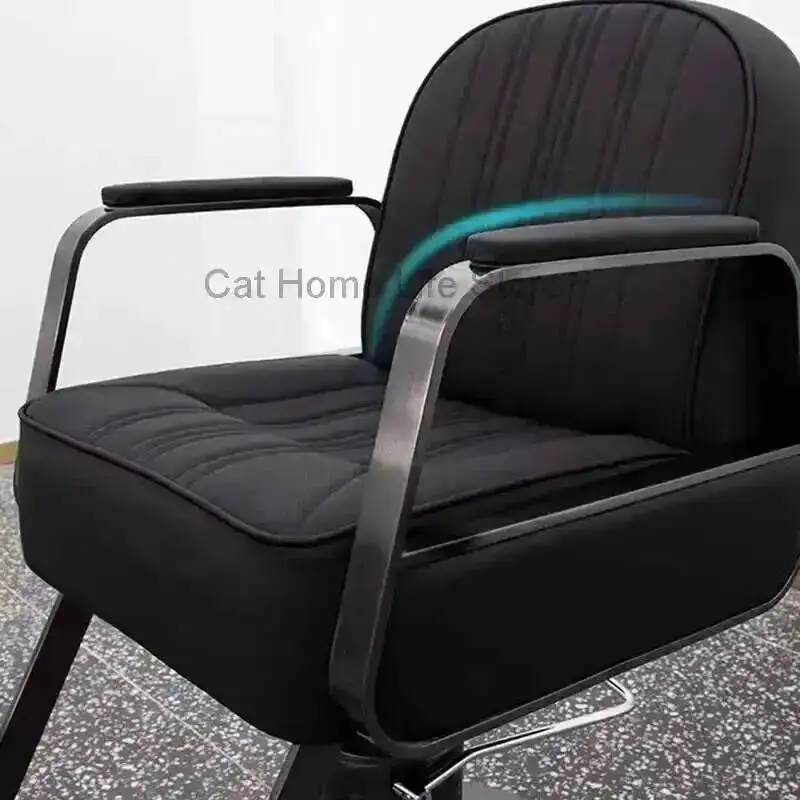 Hairdressing Chair Wheels for With Chairs Salon Red Barber Reclining Hairdresser Shampoo Spa Pedicure Cover Leather Professional