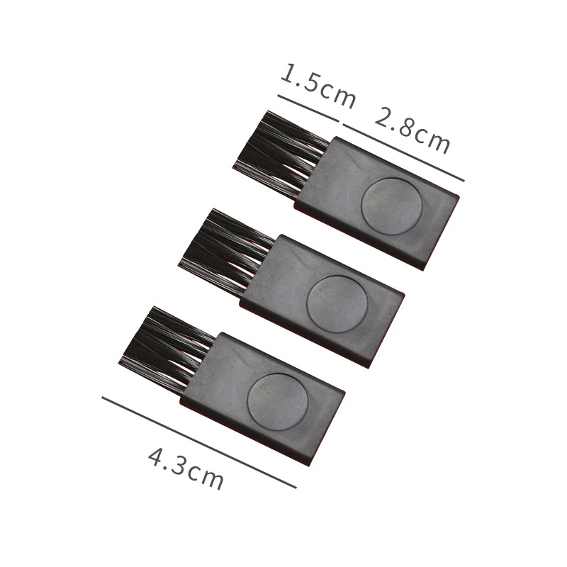 10pcs 4.3cm Mini Cleaning Brushes Anti Static Nylon Bristle PP Handle Clean Computer Keyboard Mobile Phone Maintenance Device