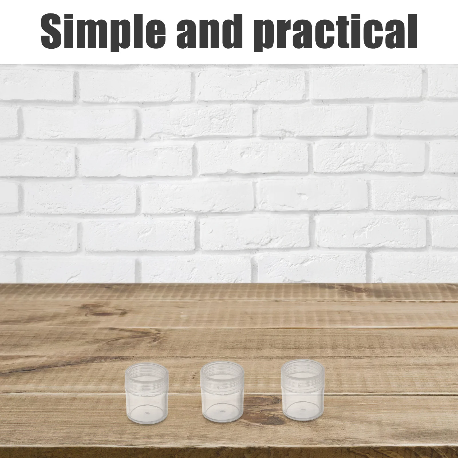 30Pcs Small Plastic Storage Containers with Lids Portable Clear Bottles for Sample Organization Craft Supplies Efficient