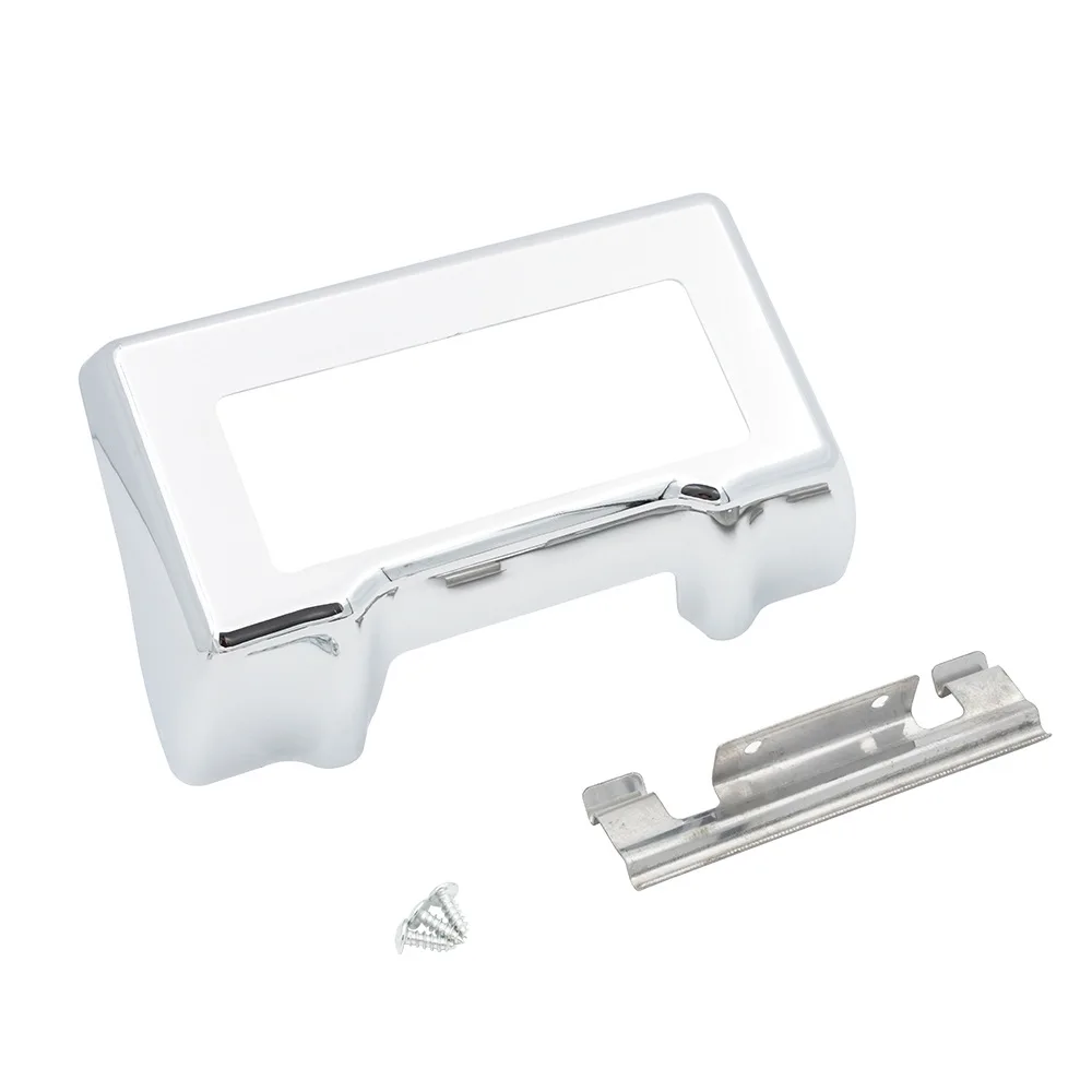 Motorbike Oil Cooler Cover Lower Deflector Cover for Harley Touring and Trike FLHT FLHR FLTR FLHX 2011-2016 Chrome