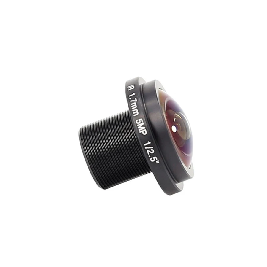 PU`Aimetis 6G 초광각 1.7mm HD M12 렌즈 나사산 1/2.5 보안 감시 카메라 렌즈