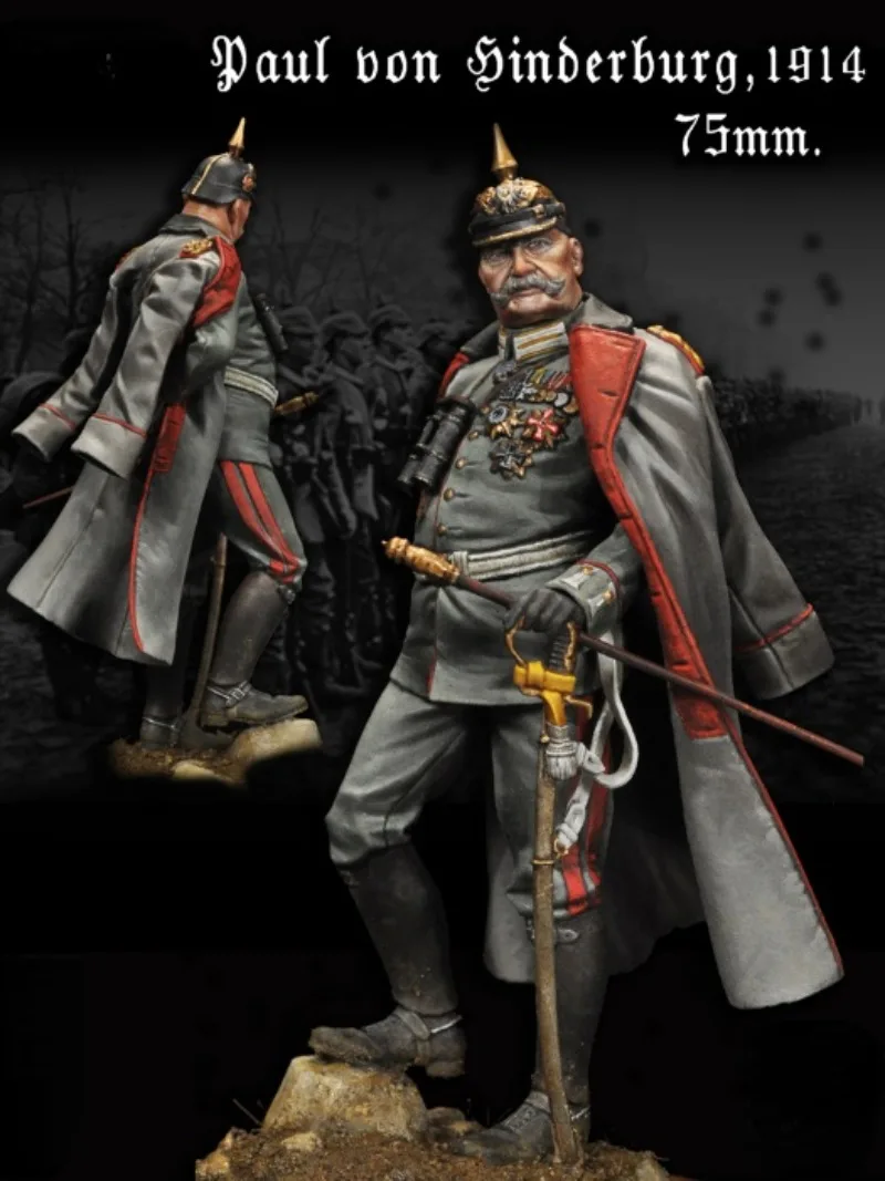 

1/24 75mm Resin Body Assembled Model Kit Ancient European General History Miniature Toy Unassembled and Unpainted Free Shipping