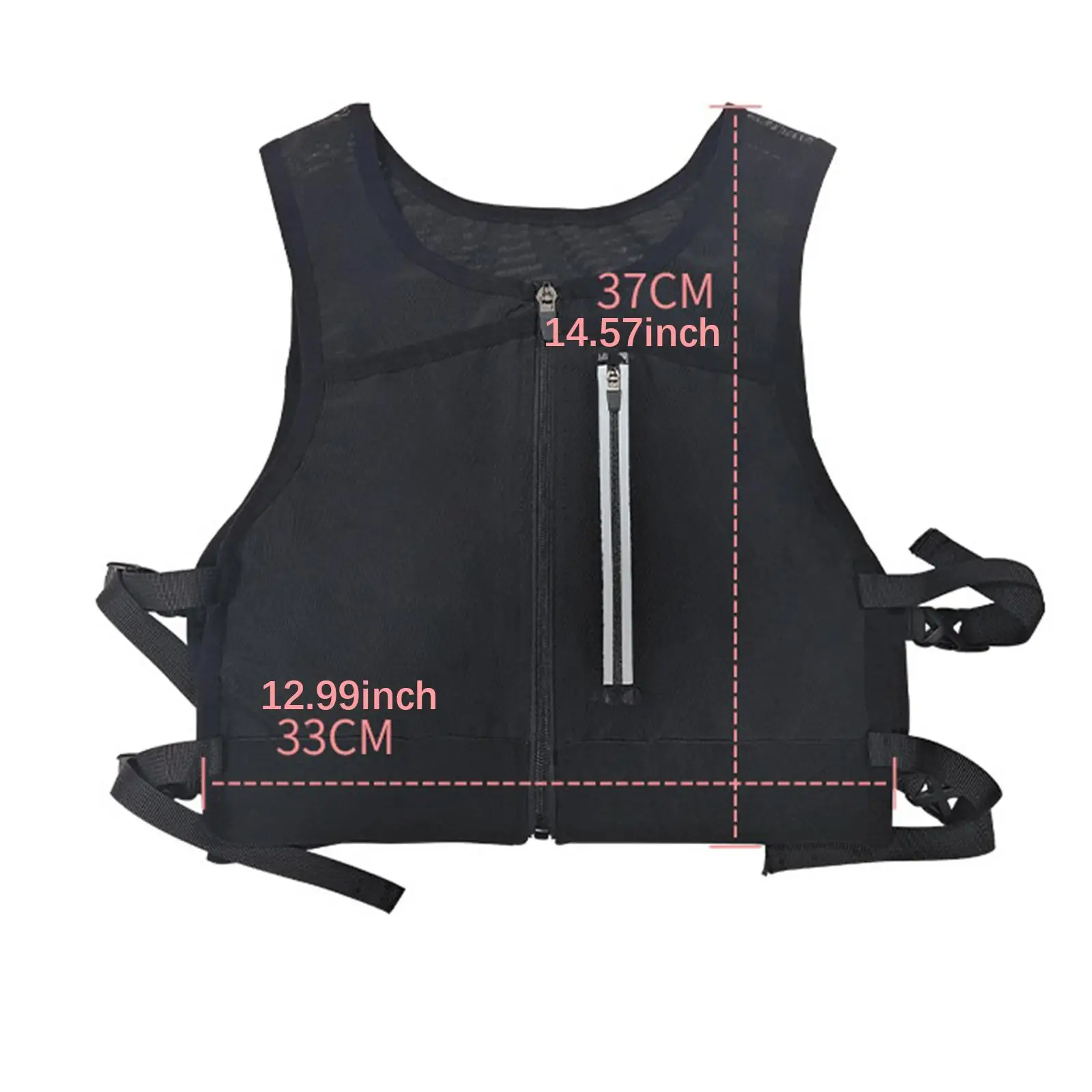

Running Vest Bag Chest Bag Reflective Phone Holder for Jogging Night Walking