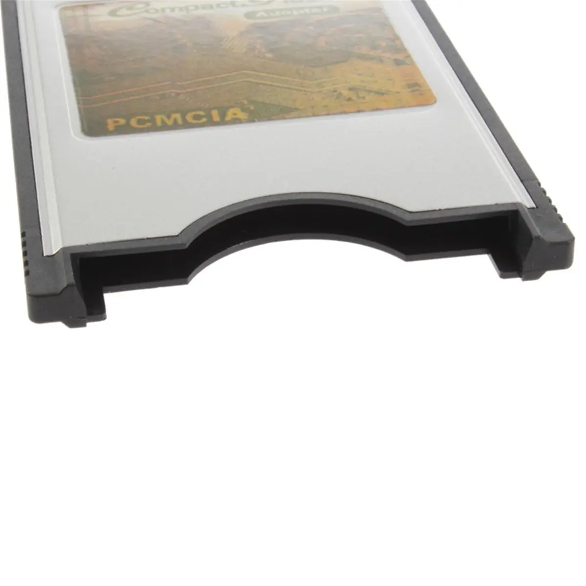 #08E Adapter Card,2PCS Compact Flash CF to PC Card CF to PCMCIA Adapter Cards Reader (Plastic+Metal)