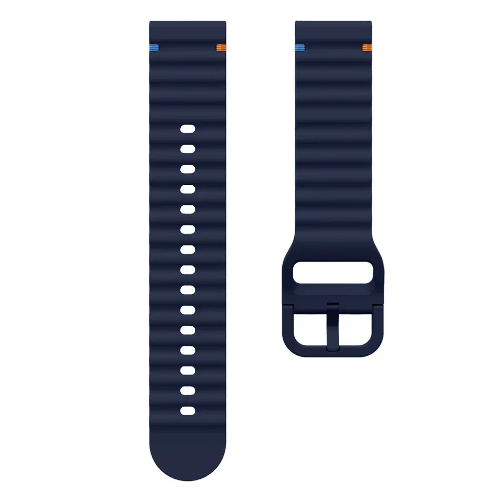 22 mm 20 mm Uhrenarmband für Huami Amazfit BALANCE Band GTR 4 2 2E GTR3 Pro/GTS 4/2 Mini GTS 3/Bip 3 Pro U S Silikon-Wellenarmband – Detail 32