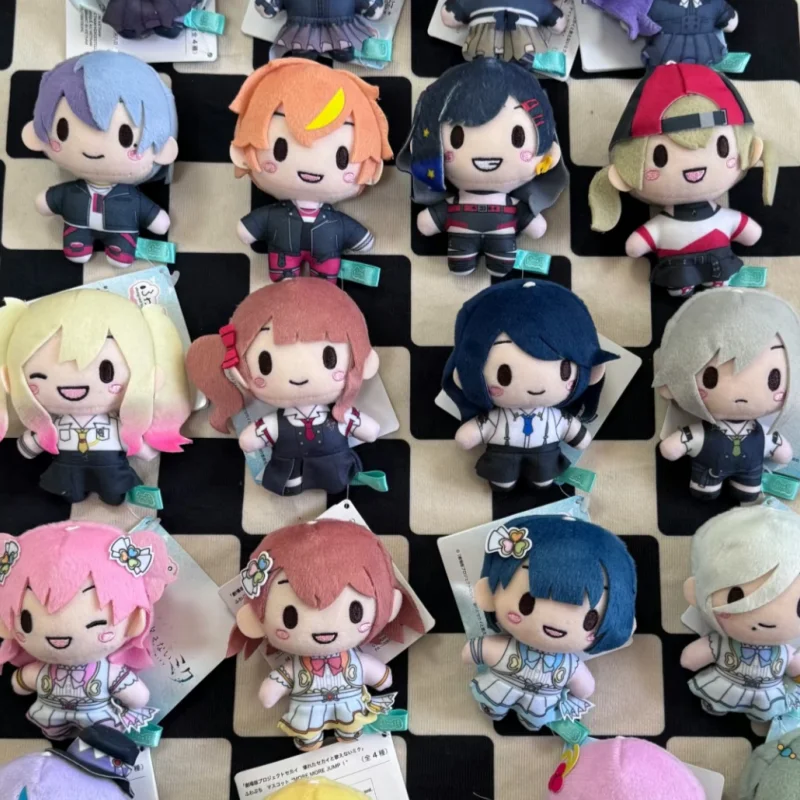POPO ART Genuine JP Hatsune Miku PJSK Colorful Stage Theater Version Chibi Plush Dolls Anime Collectible Toys For Otaku Fans